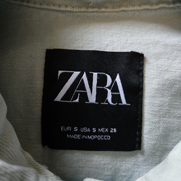 Zara Denim Jacket- SMALL - Picture 4 of 5